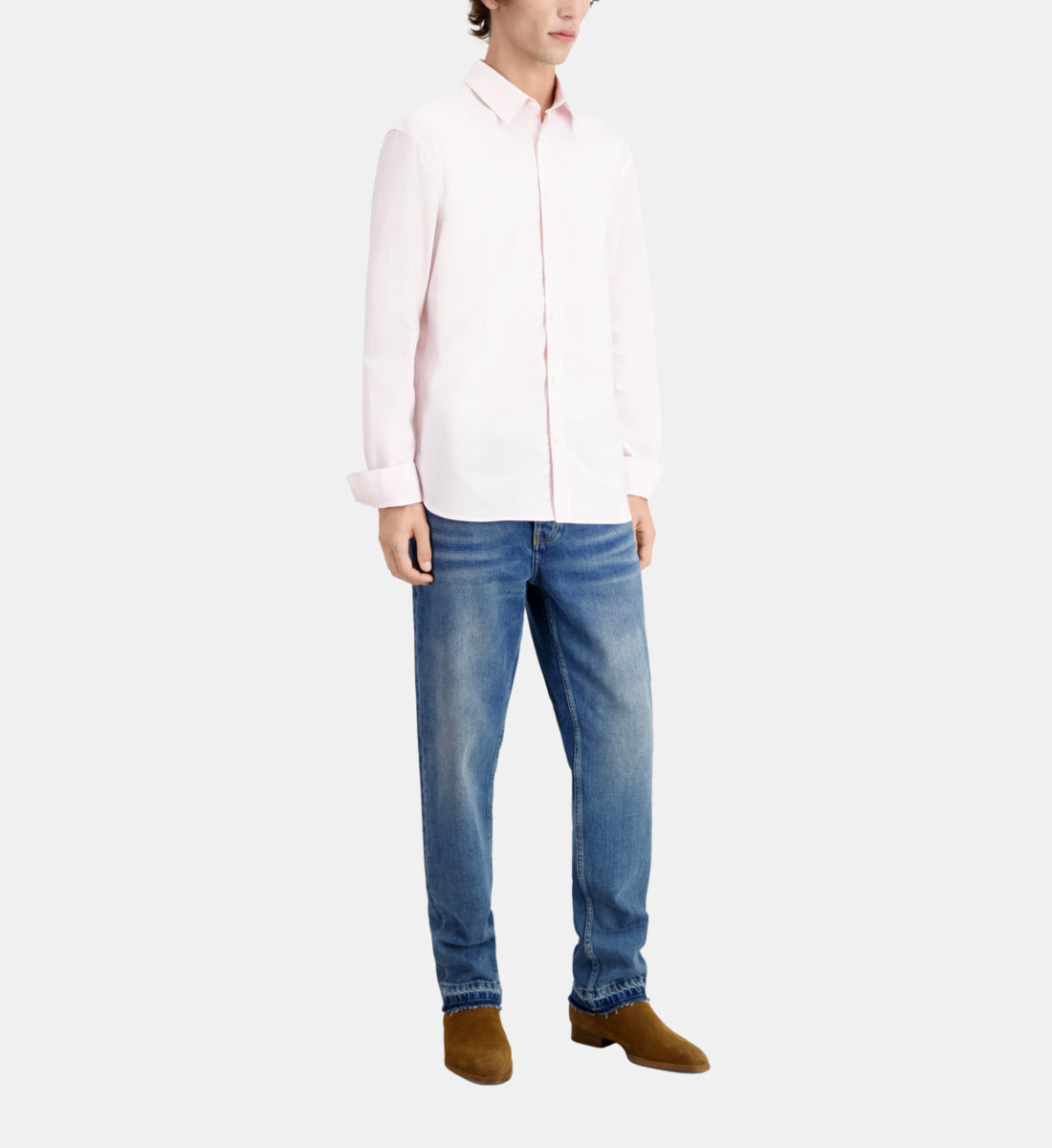 Poplin Shirt | Men | Pastel Pink