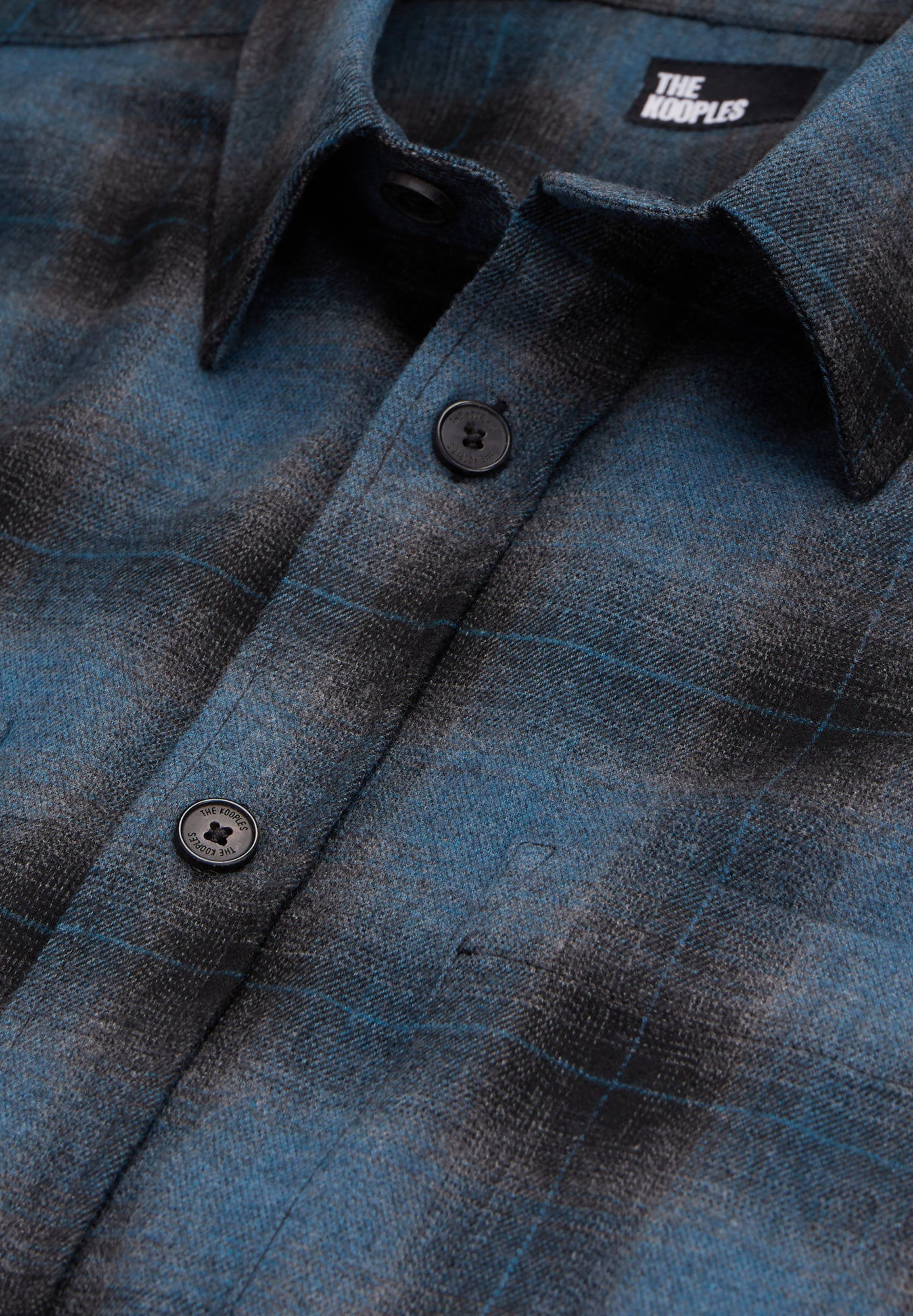 Checkered Shirt | Men | Electric Blue x Black