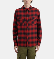 Checke Shirt | Men | Black x Red