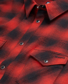 Checke Shirt | Men | Black x Red