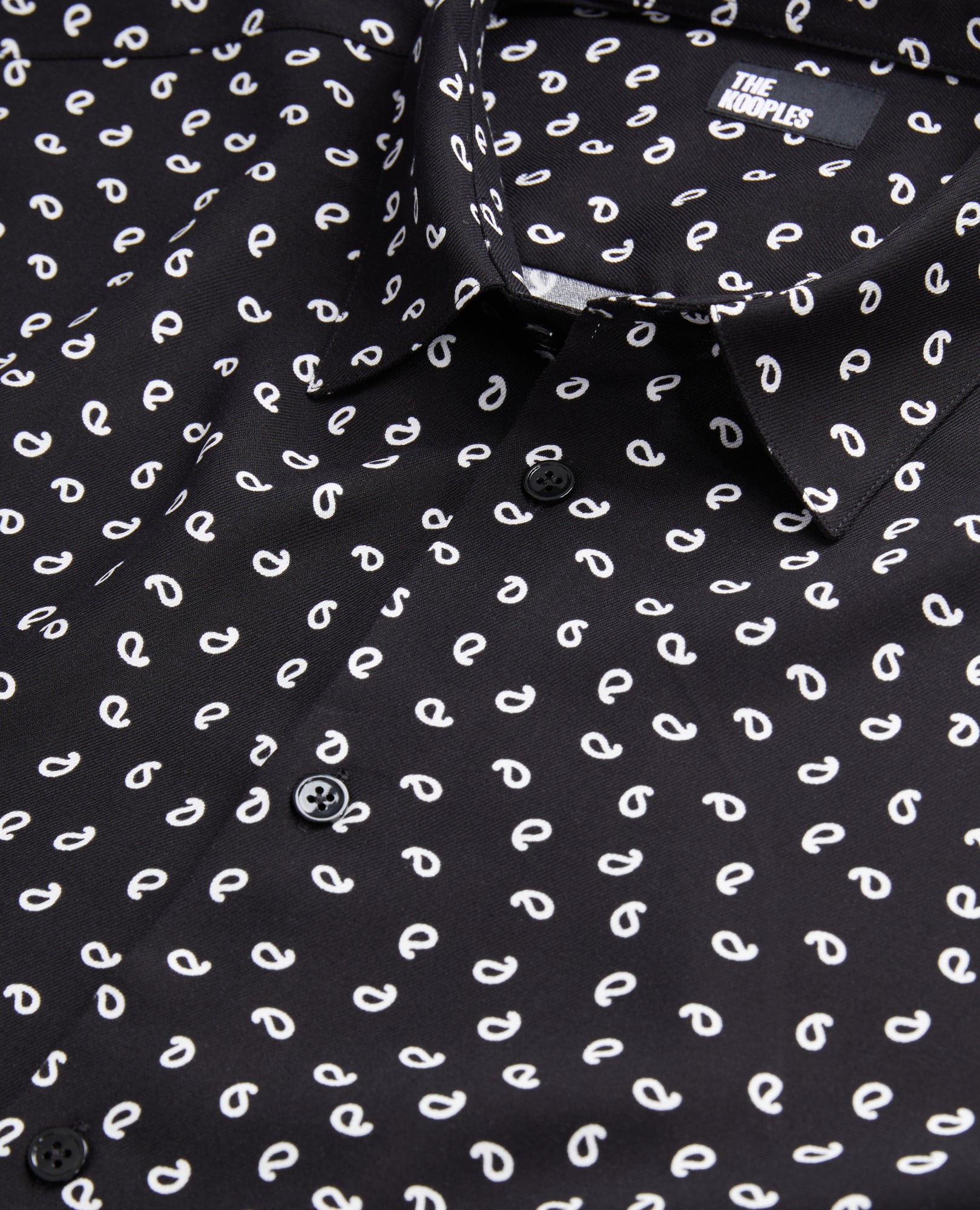 Printed Shirt | Men | Black x White