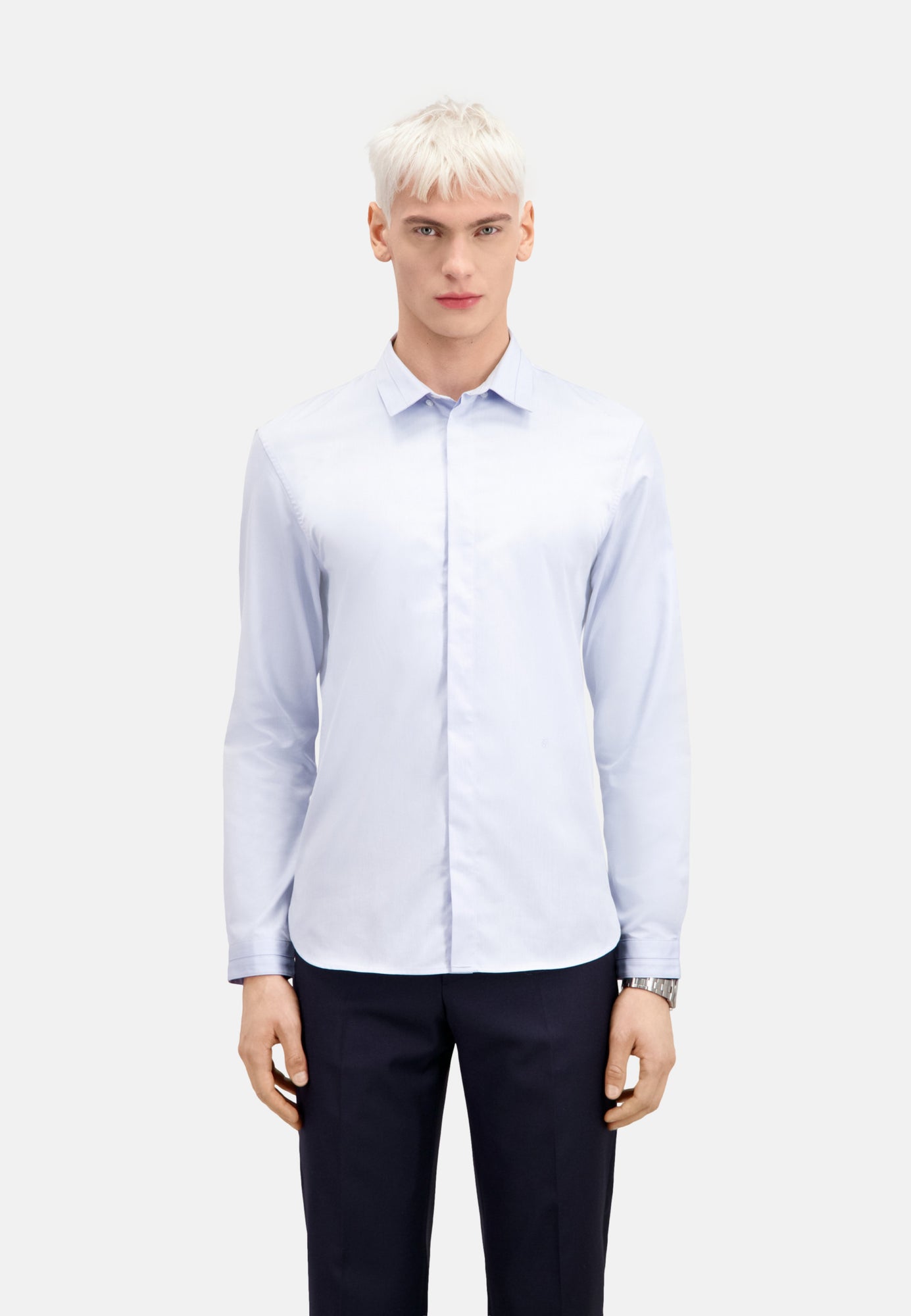 Smart Twill Sky Shirt | Men | Light Blue