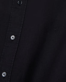 Cotton And Linen Shirt | Men | Black