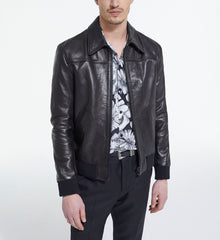 Leather Jacket | Men | Black