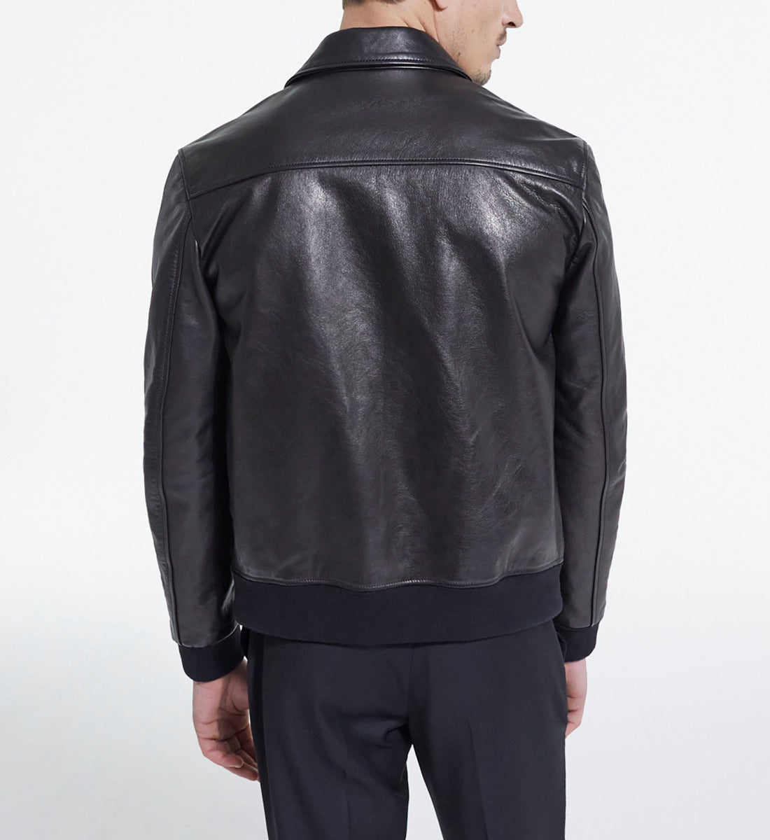 Leather Jacket | Men | Black