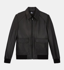 Leather Jacket | Men | Black