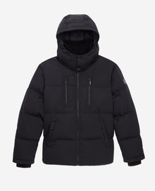 Hooded Puffer Jacket | Men | Black