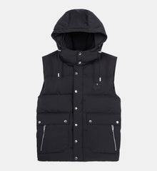 Sleeveless Down Jacket | Men | Black