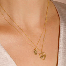 Heart On Your Sleeve Banner Necklace