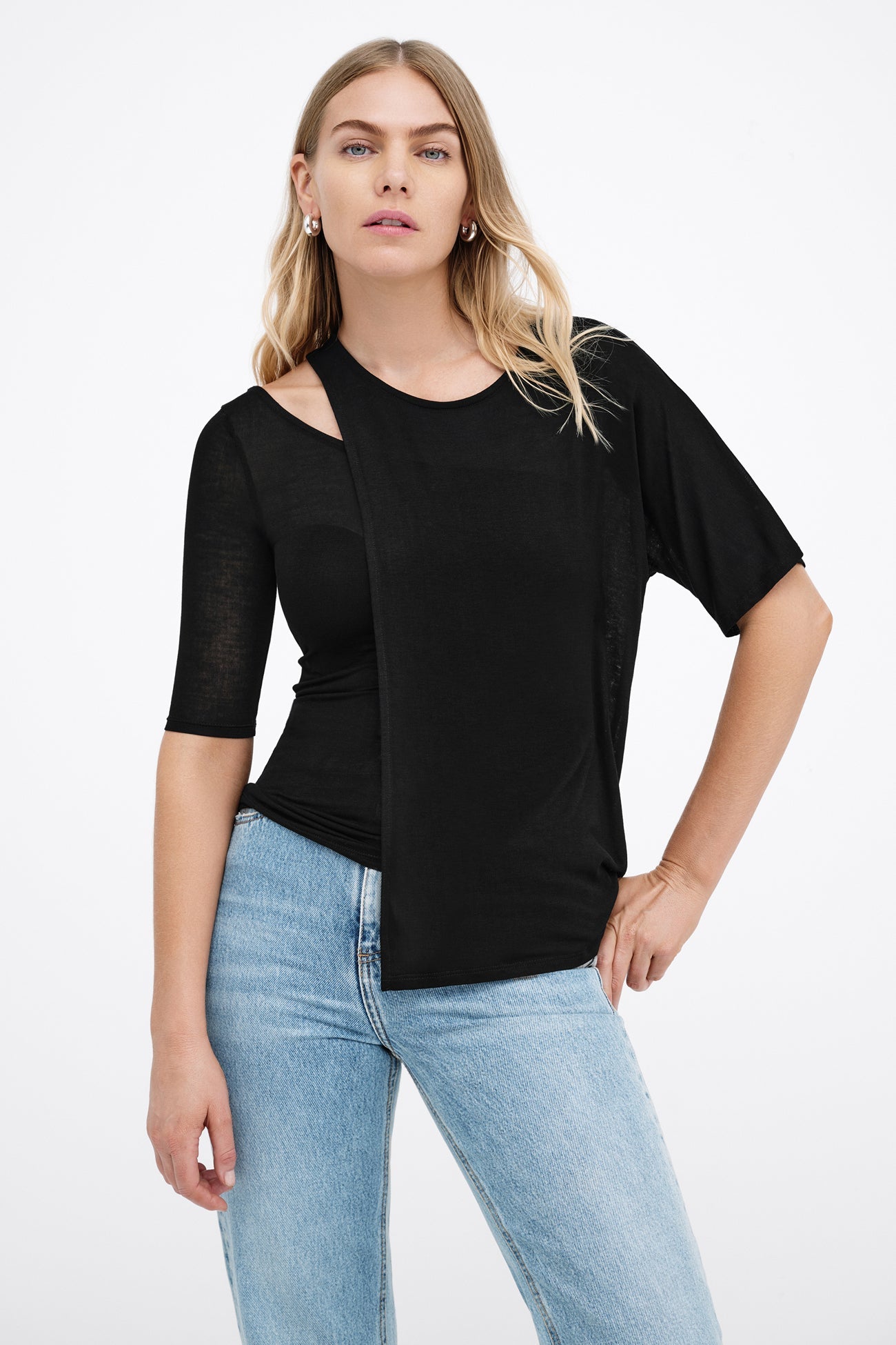 Tilda Two-Way Top | Black