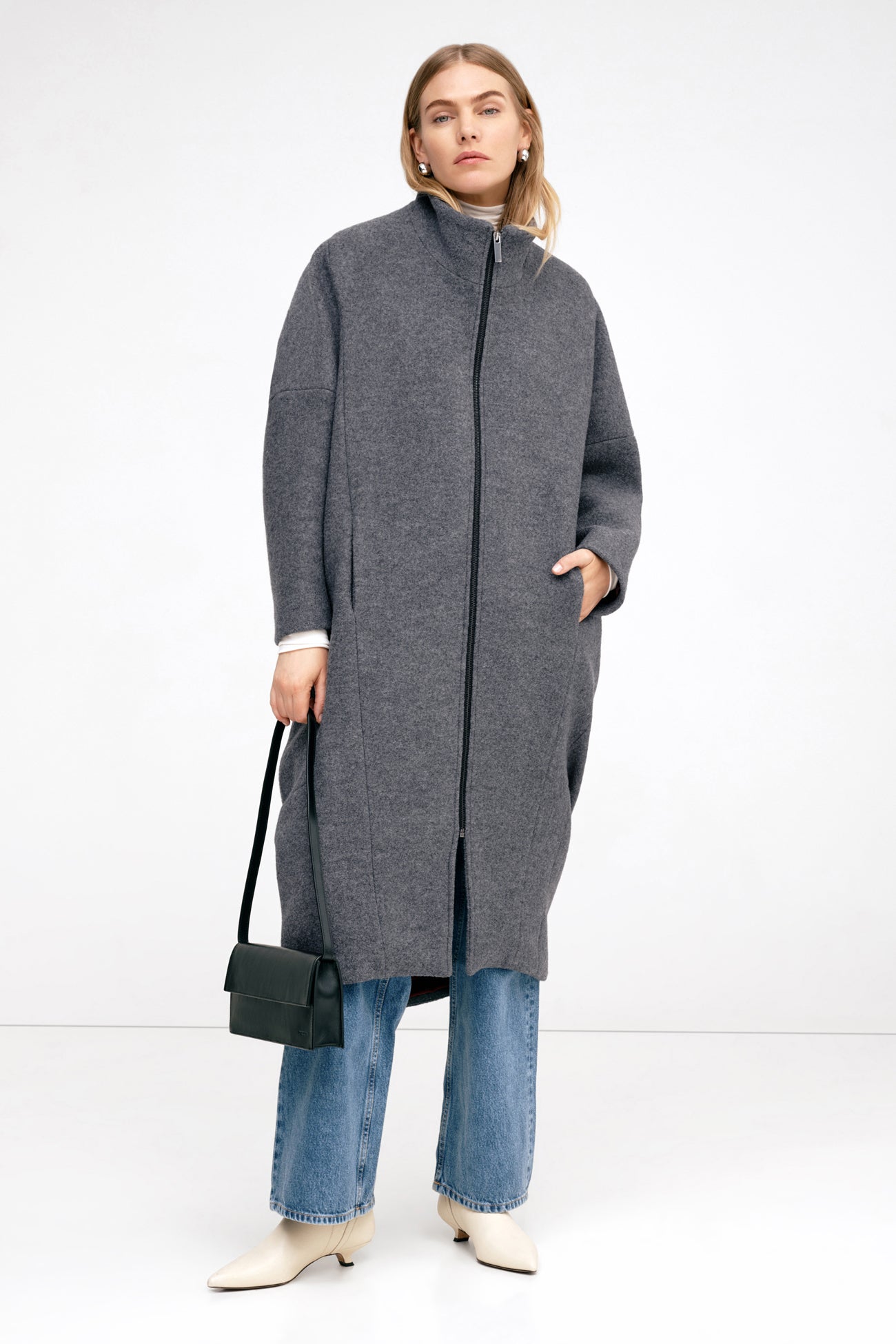 Herald Coat | Medium Grey