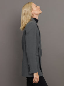 Herskind | Lilith Blazer | Light Grey Pinstripe