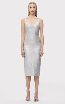 The Ivy Dress | Silver Foil