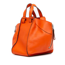 Loewe | Pre-Owned Small Leather Hammock Satchel | Orange