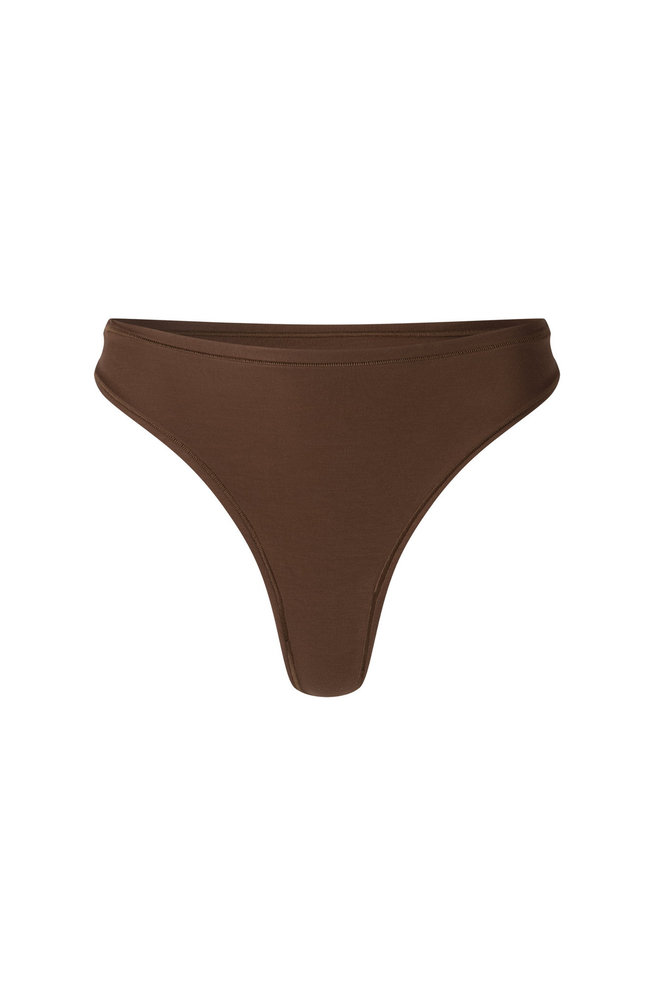 High-Rise Thong | Cocoa