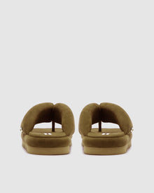 Womens | Hilary Suede Thong | Tan