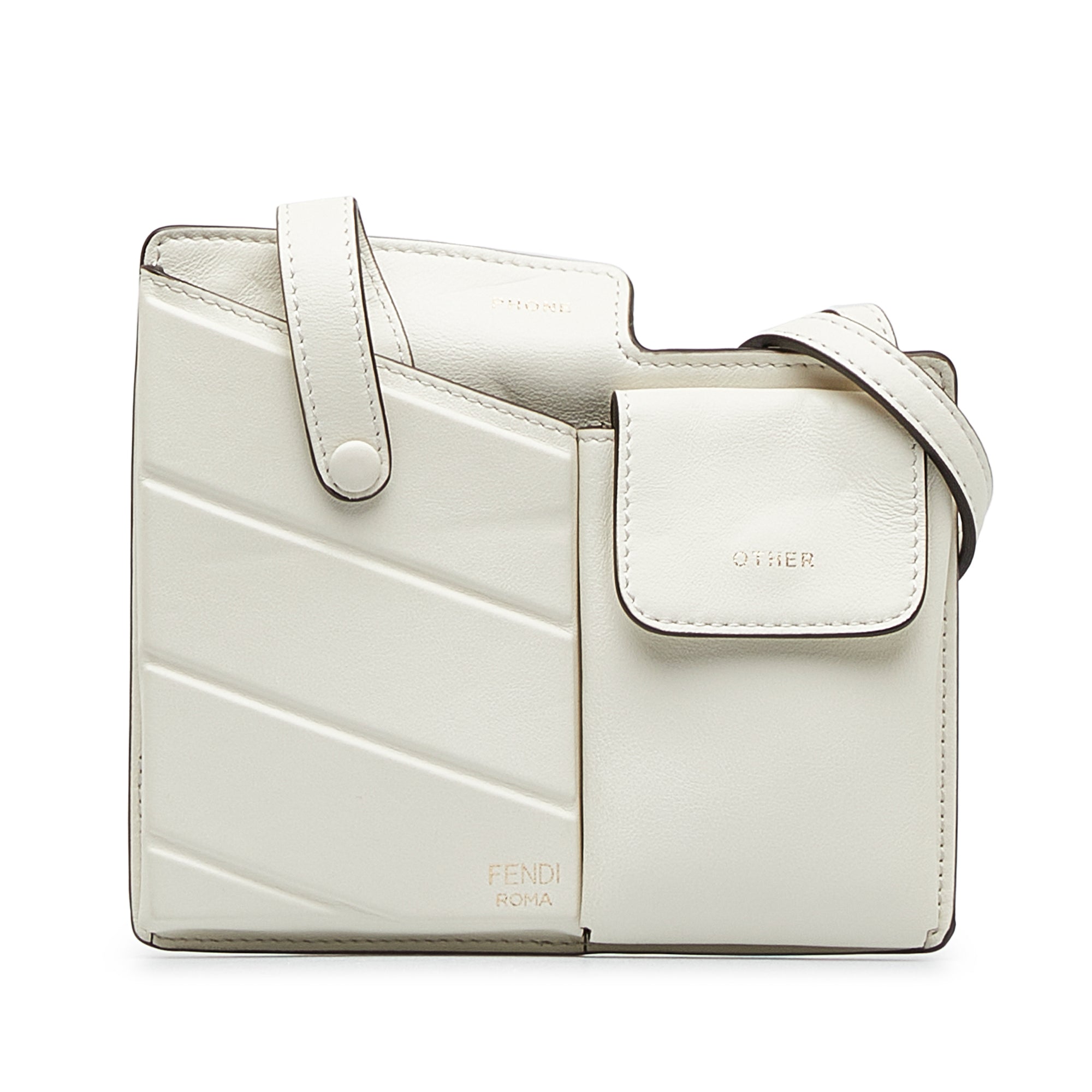 Fendi | Pre-Owned Bustine Mini Century | White