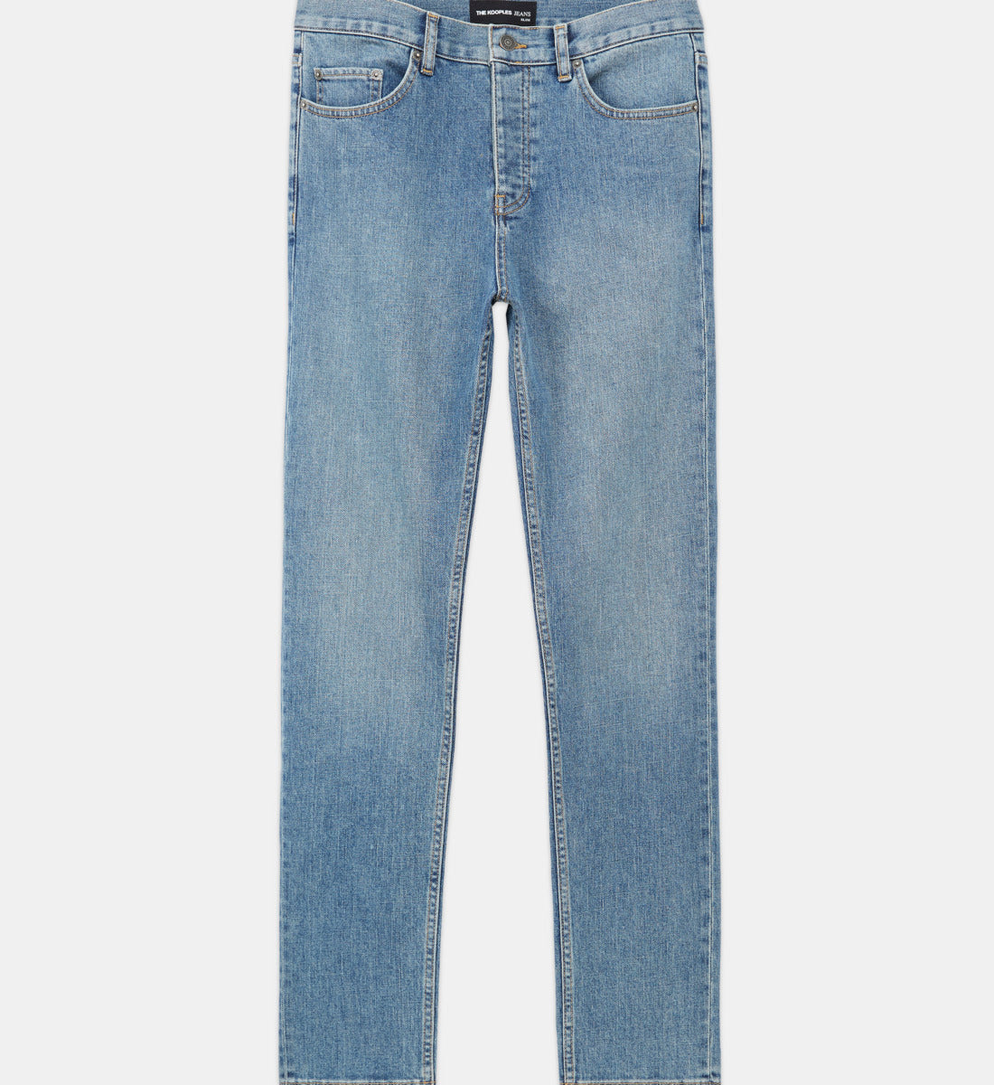 Faded Slim-Fit Jeans | Men | Blue Washed