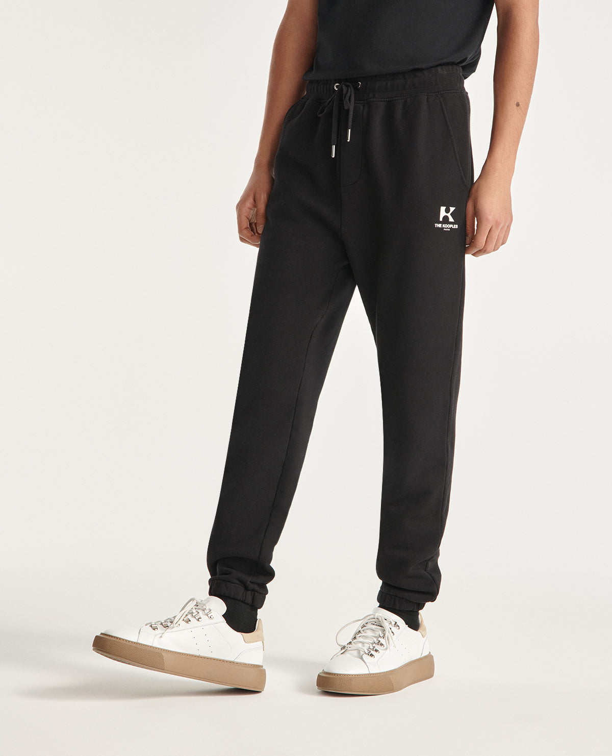 Fleece Joggers With Logo | Men | Black