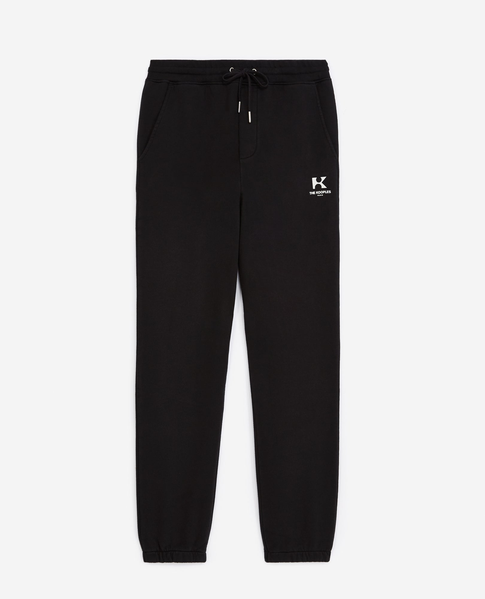 Fleece Joggers With Logo | Men | Black