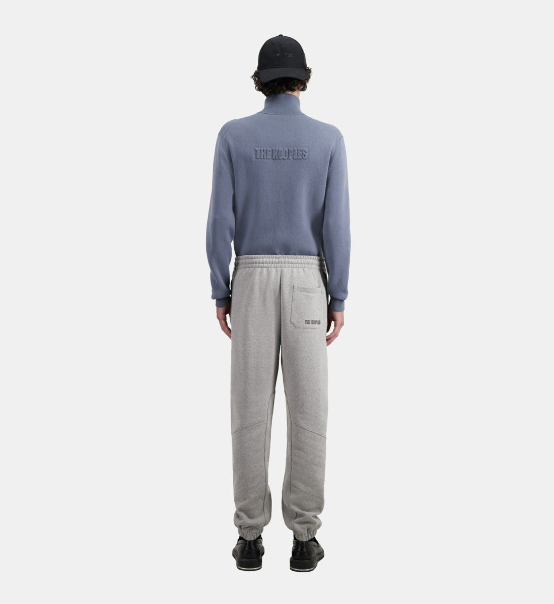 Biker Tracksuit Trousers | Men | Grey Melange