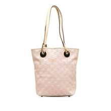 Gucci | Pre-Owned GG Canvas Eclipse Shoulder Bag | Pink/Light Pink