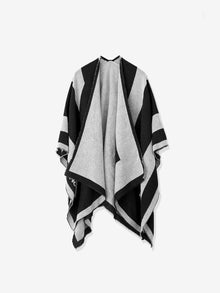 Womens | Icon Poncho | Black/Cool Gray