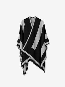 Womens | Icon Poncho | Black/Cool Gray