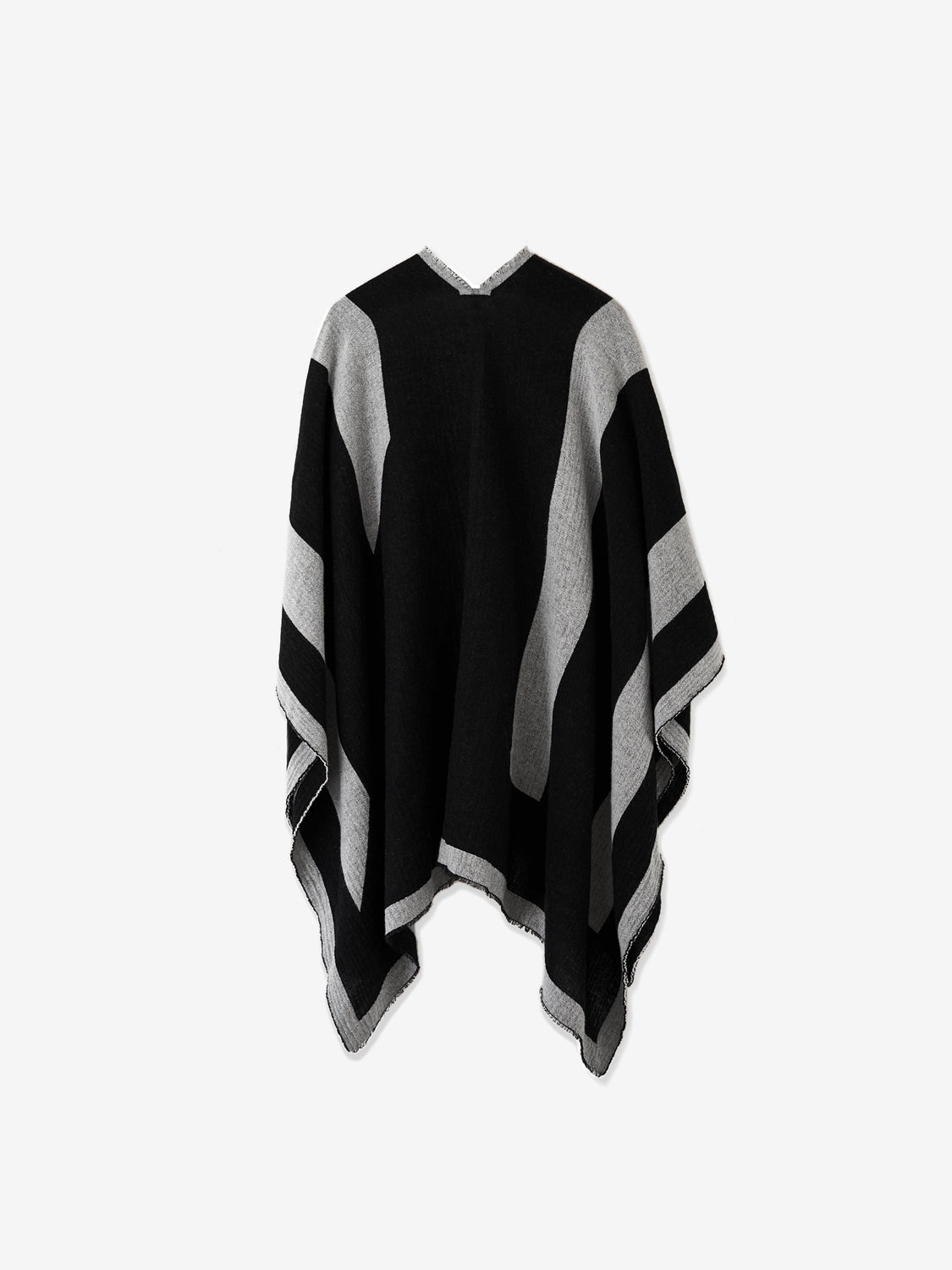 Womens | Icon Poncho | Black/Cool Gray