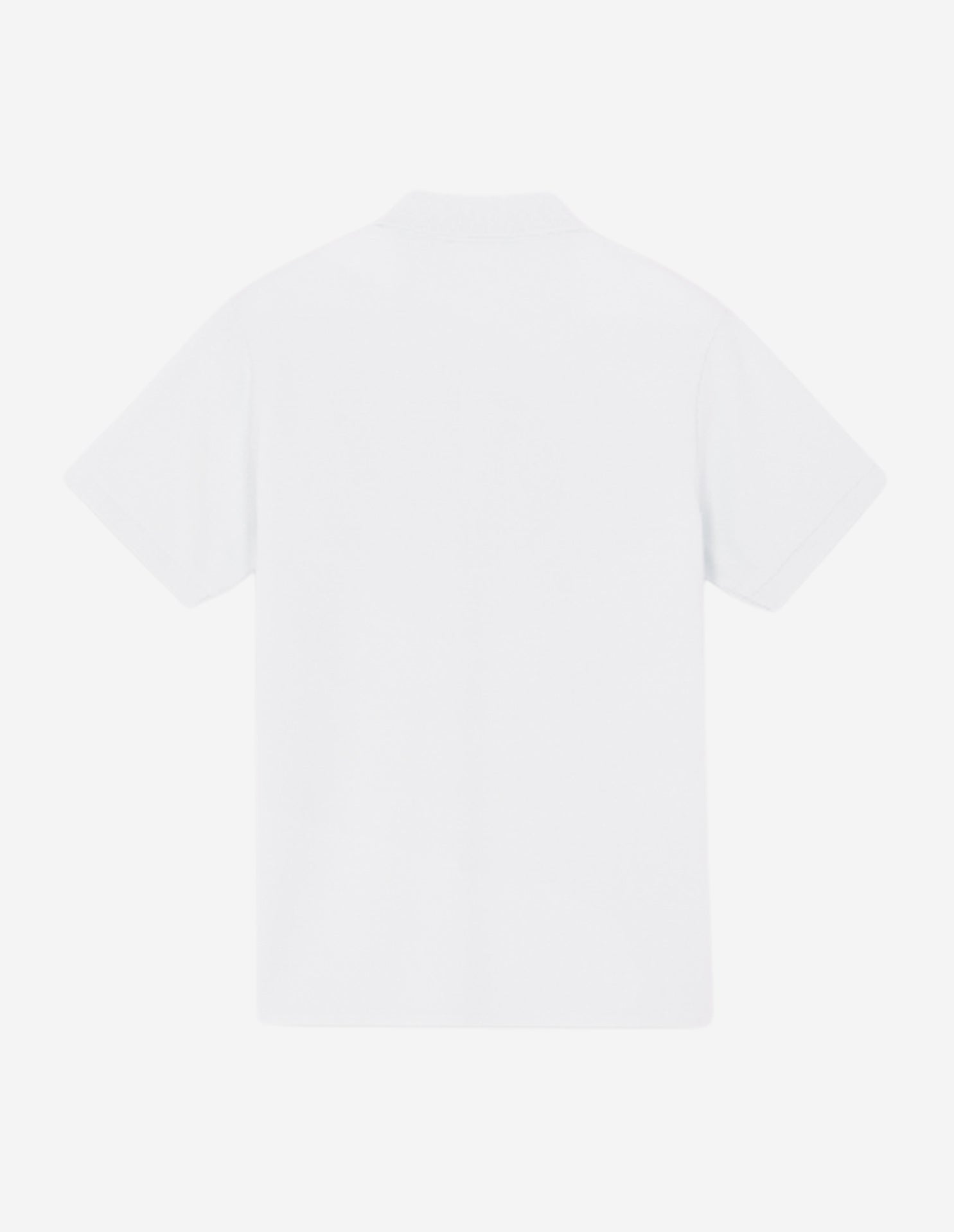 Mens | Navy Fox Patch Classic Polo | White