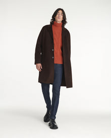 Double-Faced Wool Coat | Men | Brown