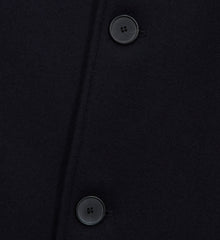 Long Wool Coat | Men | Black