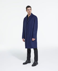 Blue Wool Coat | Men | Dark Navy