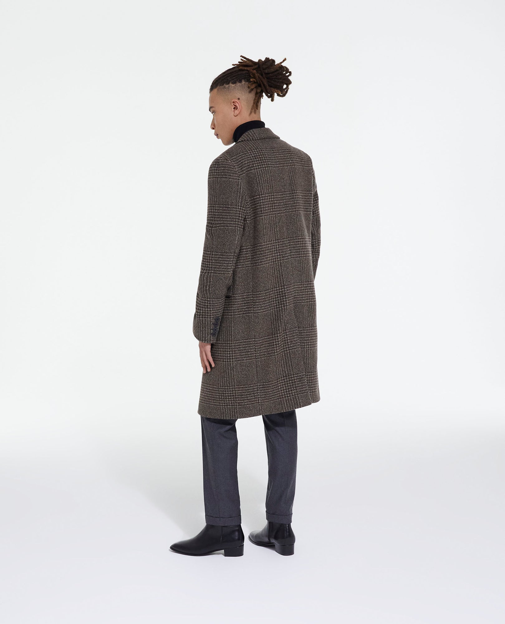 Wool Coat | Men | Brown