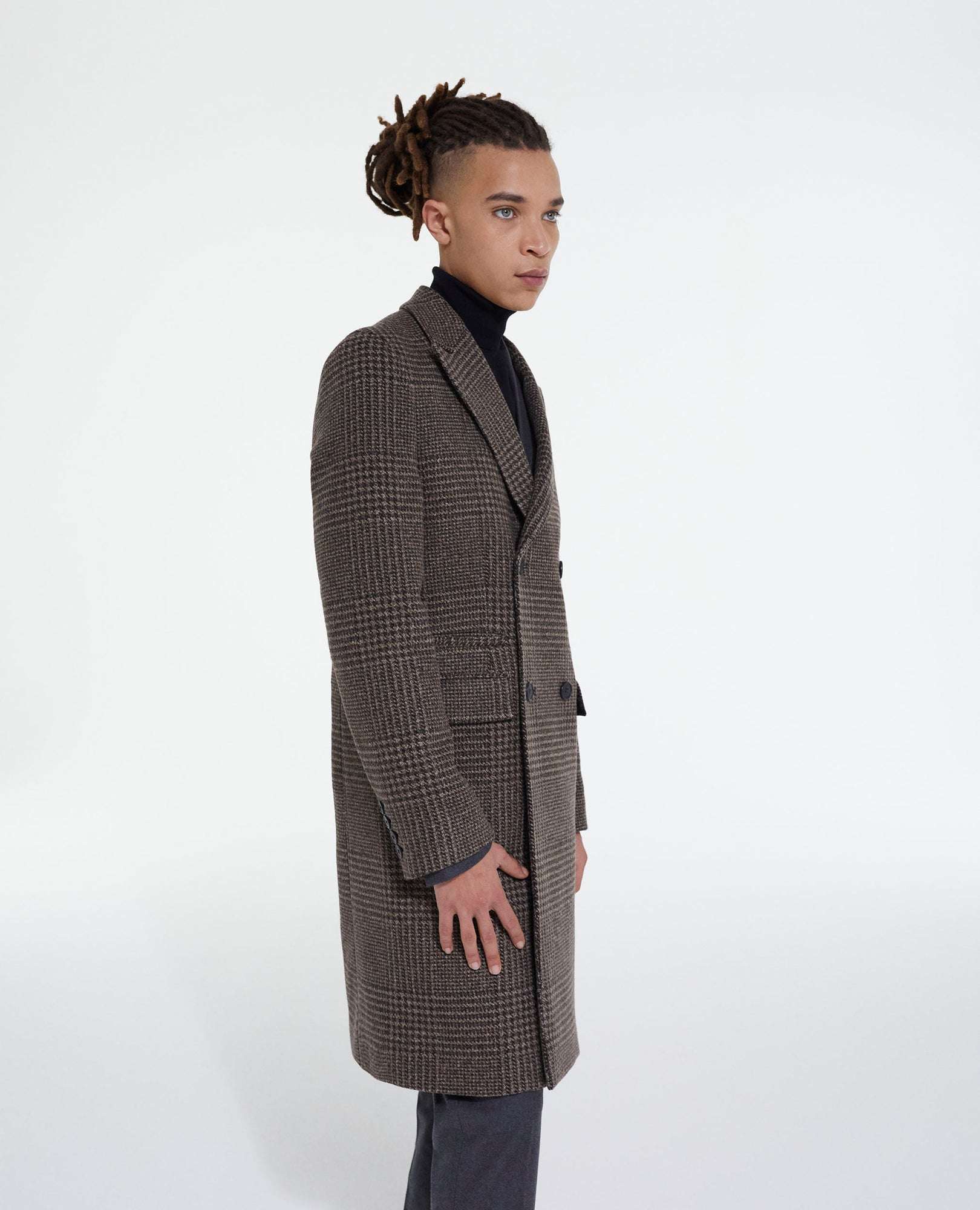 Wool Coat | Men | Brown