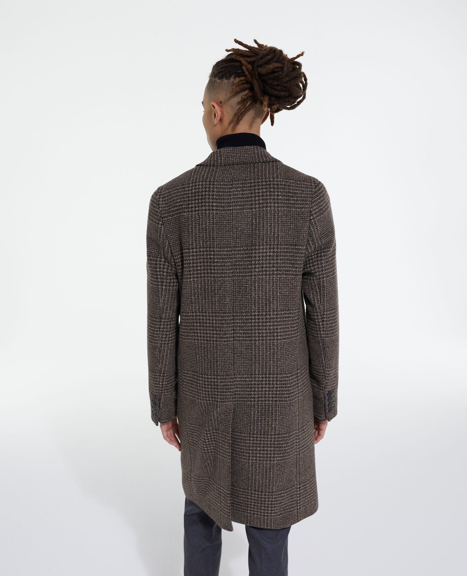 Wool Coat | Men | Brown