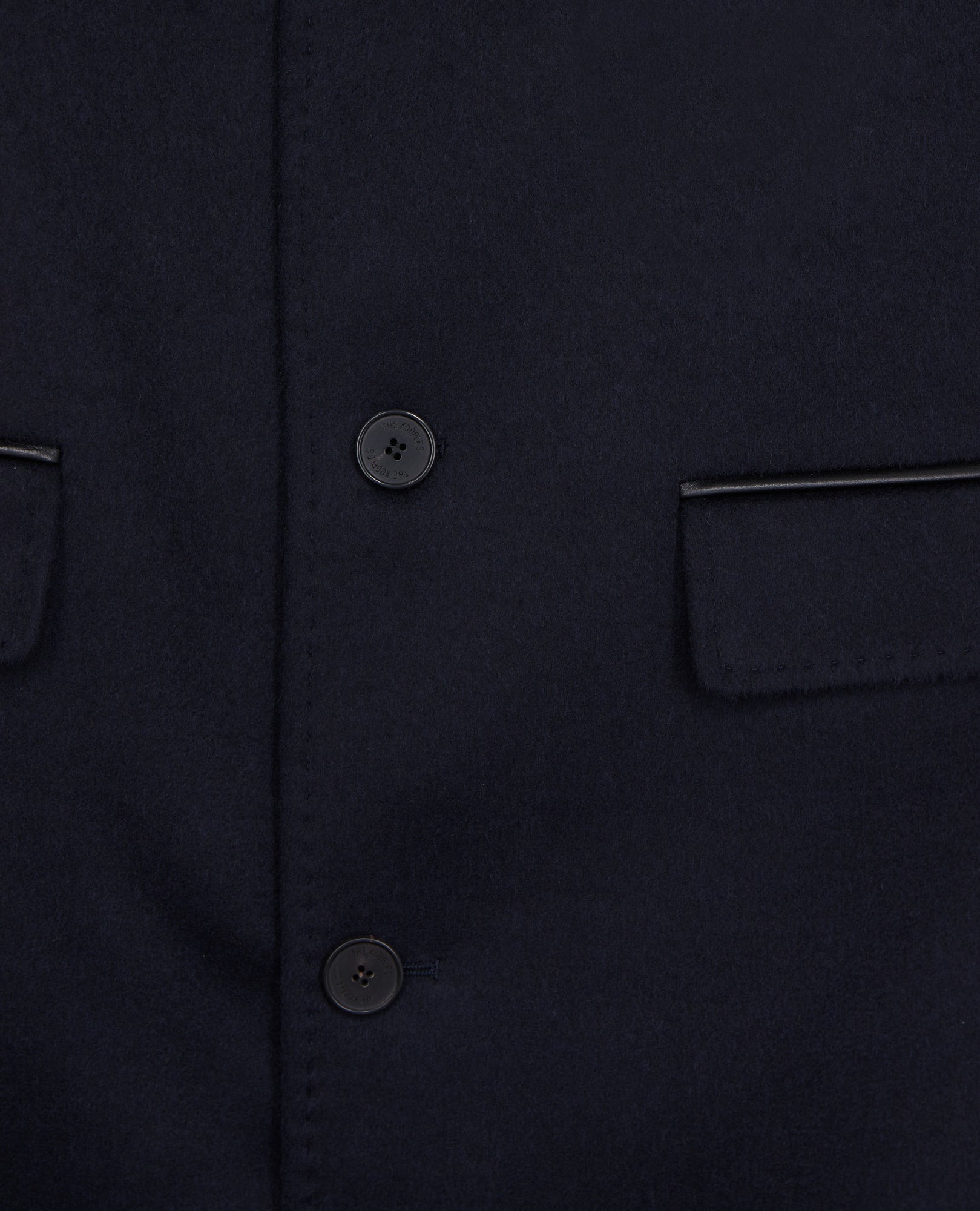 Long Blue Cashmere Coat | Men | Dark Navy