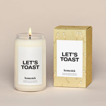 Homesick Candle: Let's Toast