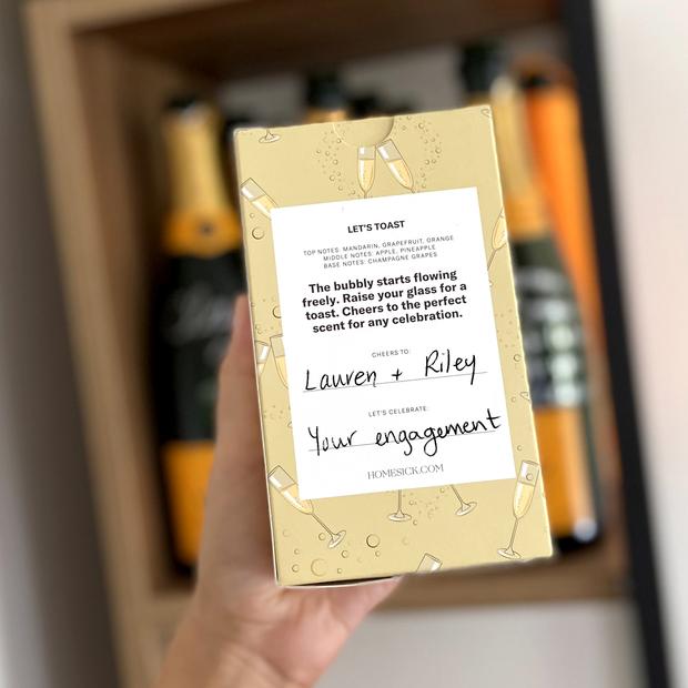 Homesick Candle: Let's Toast