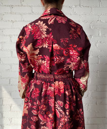 Hemant & Nandita | Aafa Oversized Shirt | Red/Beige