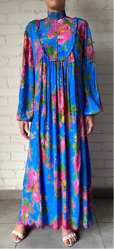 Hemant & Nandita | Aara Long Dress | Blue