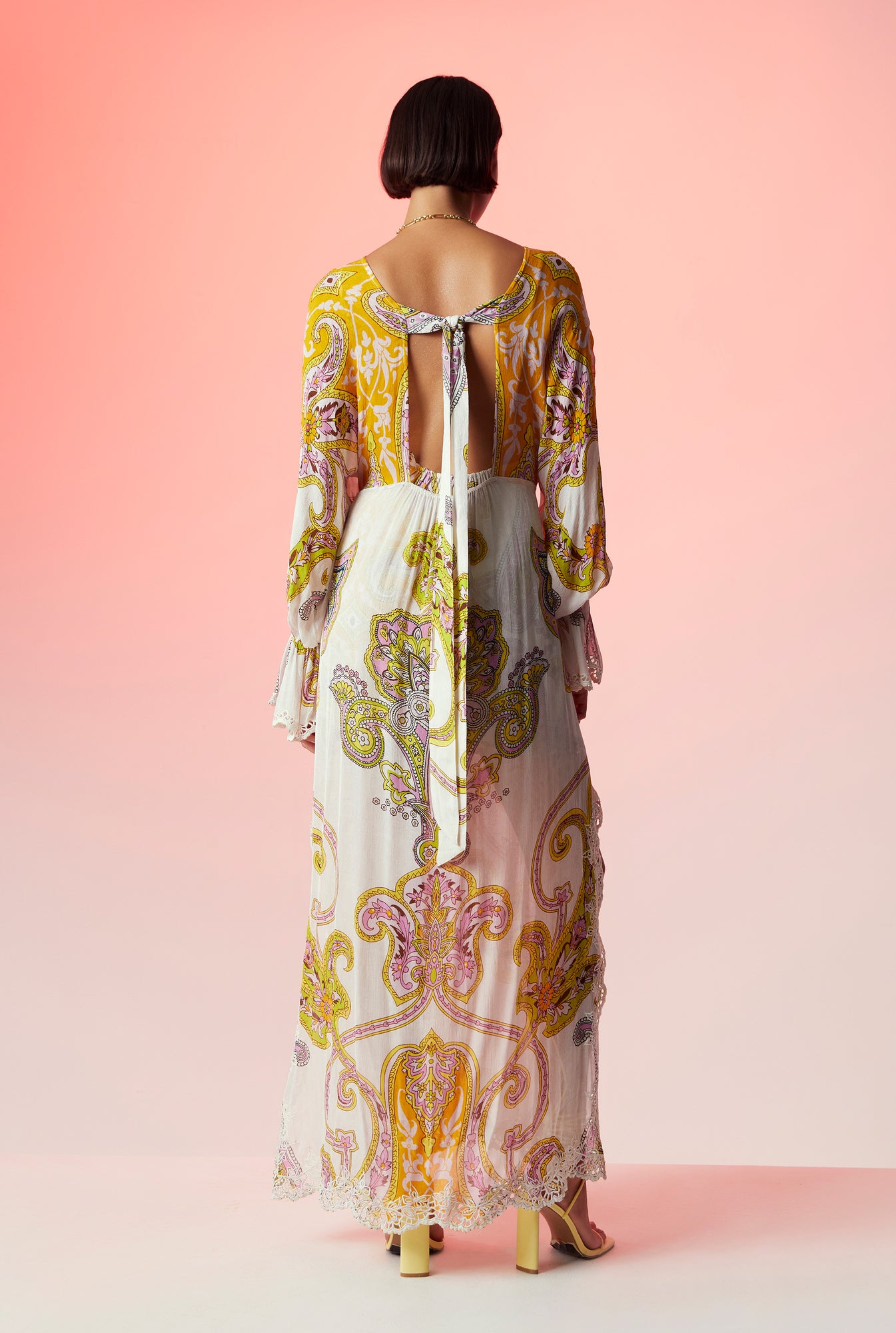 Hemant & Nandita | Agra Kaftan | White