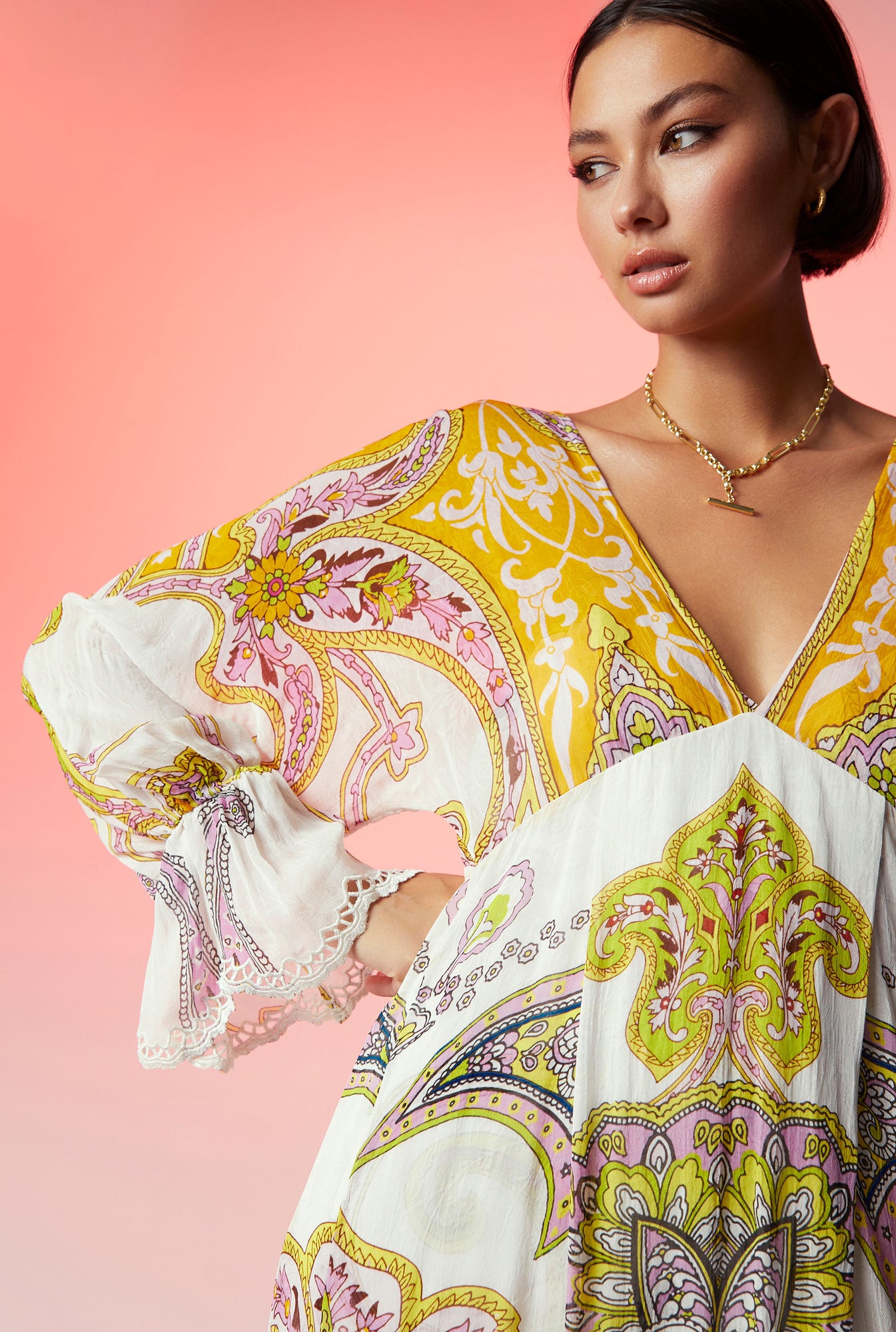 Hemant & Nandita | Agra Kaftan | White