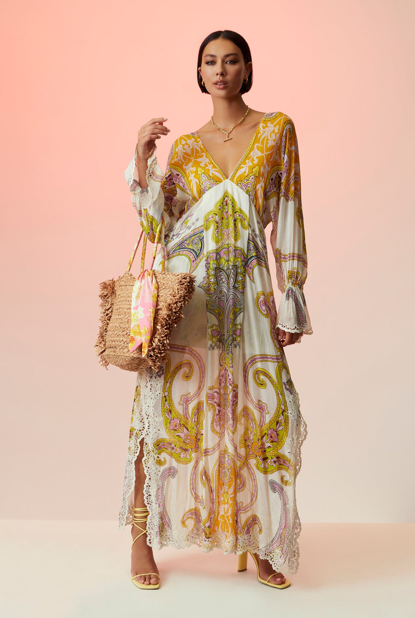 Hemant & Nandita | Agra Kaftan | White