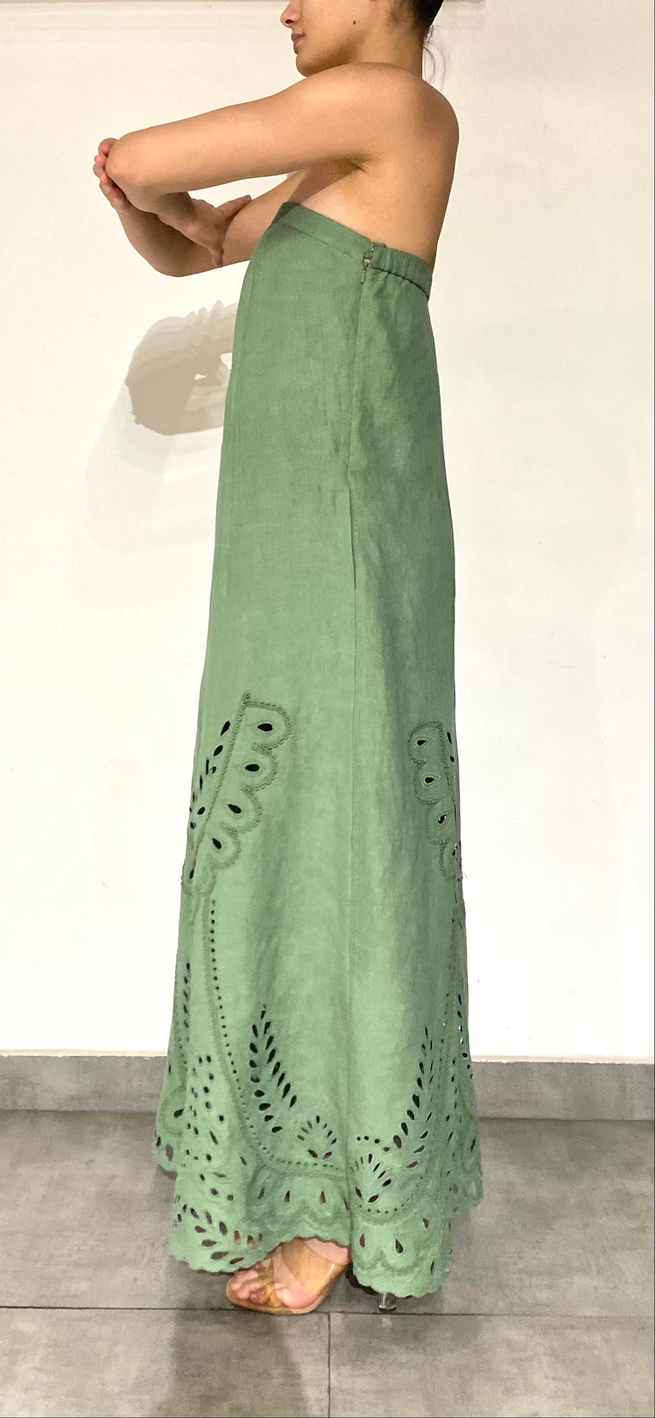 Hemant & Nandita | Alya Long Dress | Green