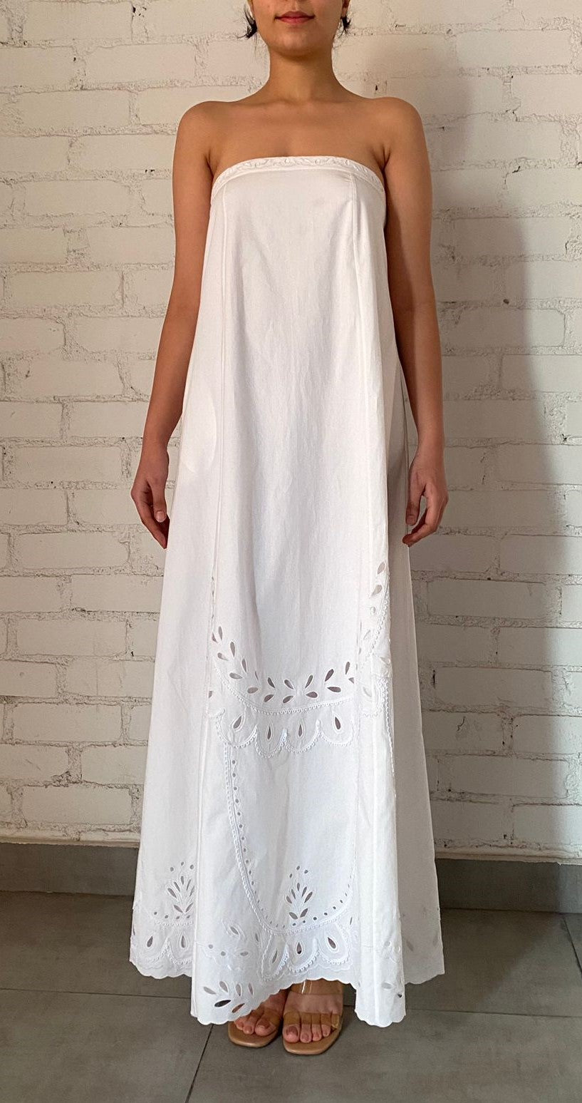 Hemant & Nandita | Alya Long Dress | White