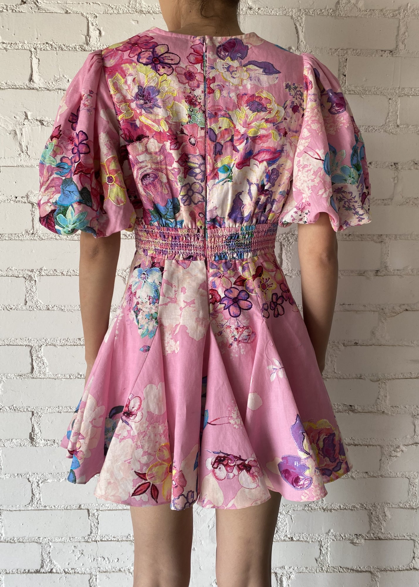 Hemant & Nandita | April Short Dress | Pink