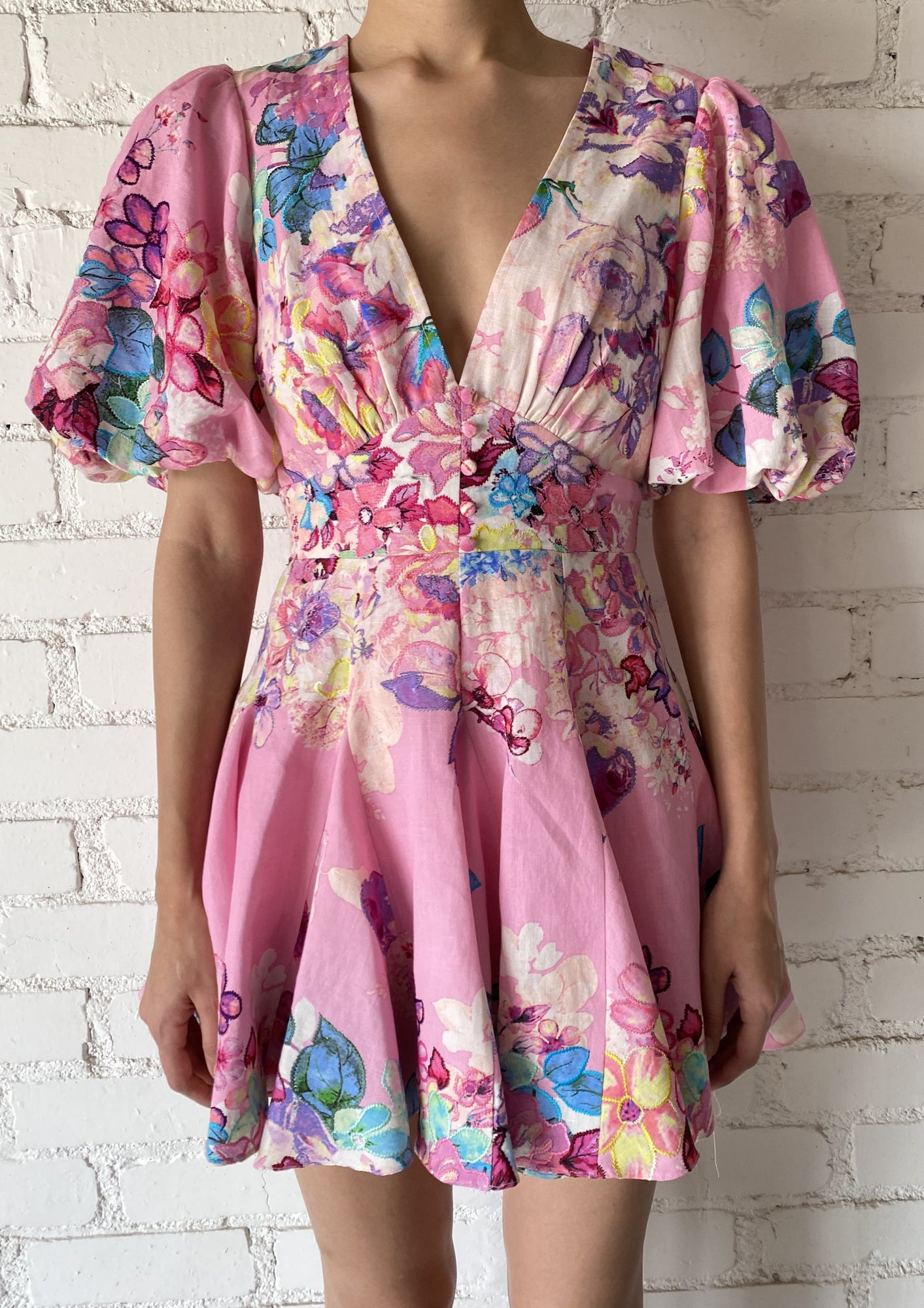 Hemant & Nandita | April Short Dress | Pink