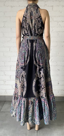 Hemant & Nandita | Arka Halter Long Dress | Black