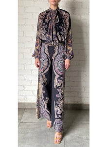 Hemant & Nandita | Arka Flared Pants | Black